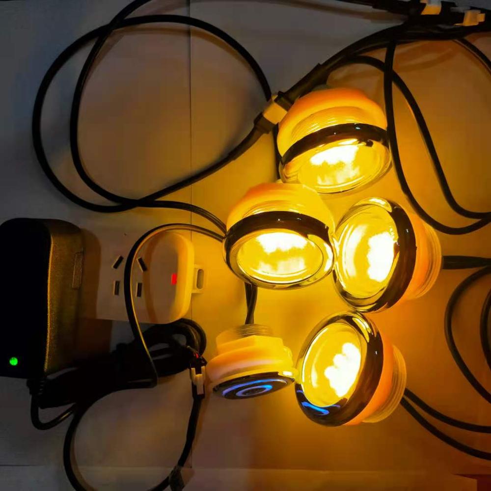 15pcs 방수 RGB 수 중 SMD5050 LED 스파 Jacuzzi 욕조 빛 15 컨트롤러 15 어댑터 월풀 hottub 램프